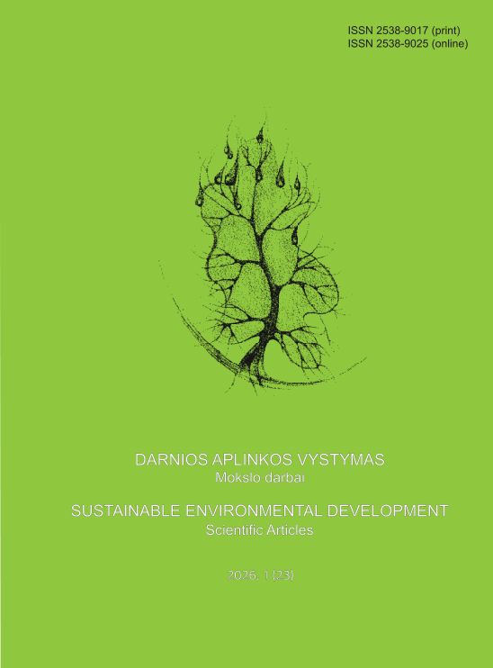 					Peržiūrėti T. 23 Nr. 1 (2026): DARNIOS APLINKOS VYSTYMAS
				